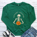 Skeleton Pumpkin Halloween Hoodie