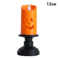 Spooky LED Halloween Pumpkin Candles